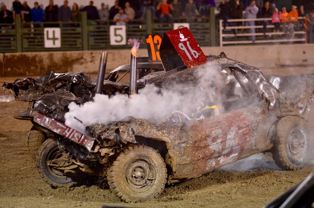 Demo Derby Kremmling teen didn’t win, but he’s revved to drive again